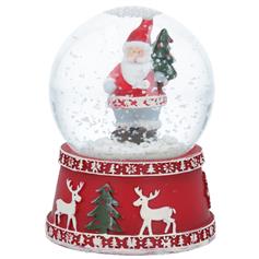 New England Santa Snowglobe