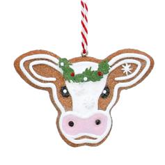 Gingerbread Cow Head