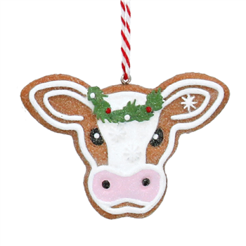 Gingerbread Cow Head