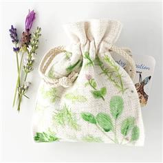 Herb Garden cream lavender bag