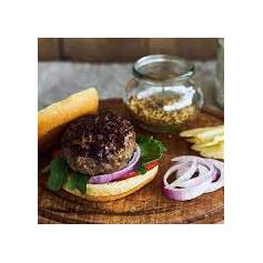 Goat Burgers - with Caramelised Onion