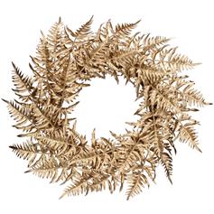 Gold Fern Leaf Wreath