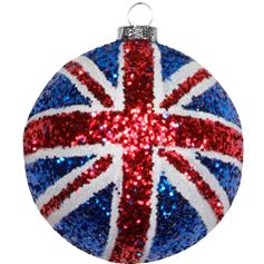 Glitter Union Flag Ball