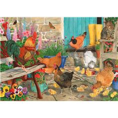 Hen Pecked 1000 Piece Puzzle