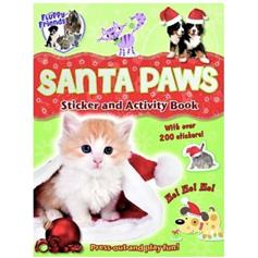 Santa Paws - sticker & activity book