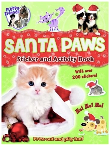 Santa Paws - sticker & activity book