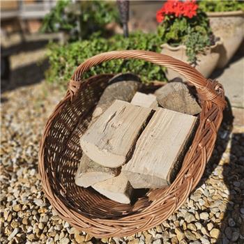Wicker Basket, suitable for logs - oval