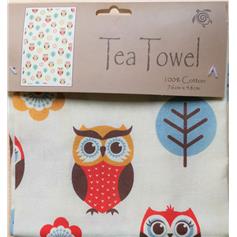 Tea Towel - Owl