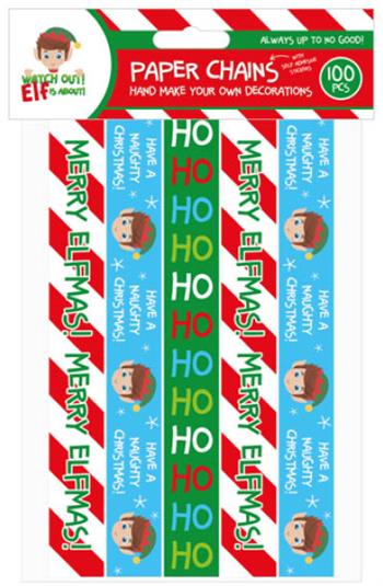 Naughty Elf Paper Chain