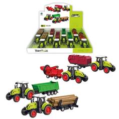 Friction Farm Tractors with Trailers