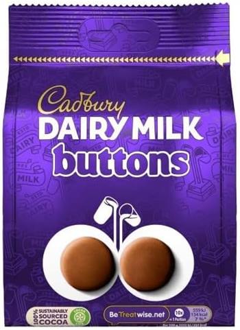 Dairy Milk Buttons, 100g