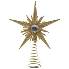 Jewel Star Tree Topper, gold/small