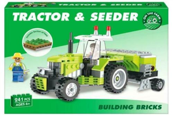 Building Bricks - Tractor & Seeder, 259 pcs