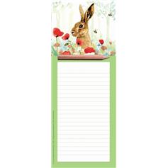 Magnetic Memo Pad - Hare & Poppies