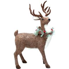 Reindeer with Fir Wreath