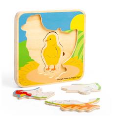 Lifecycle Layer Puzzle - Chicken