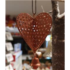 Christmas Heart  with Bell