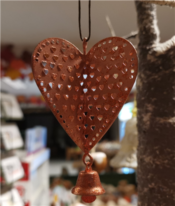 Christmas Heart  with Bell