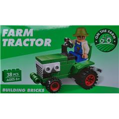 Building Bricks - Farm Tractor, 38 pcs