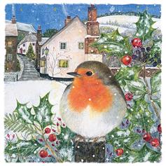 Visiting Robin (Pack of 10)