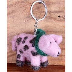 Gordon the Gloucester Old Spot keyring