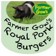 Pork Burgers - Farmer Gow's Royal
