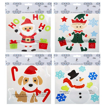 Christmas Gel Window Stickers