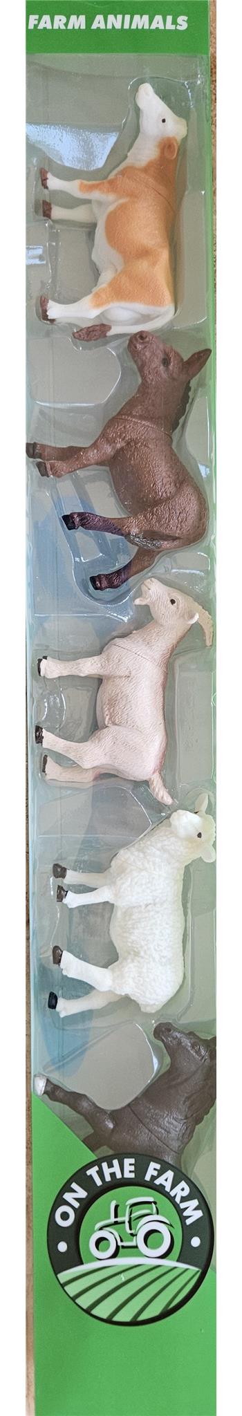Farm Animals in Box, 5 pieces