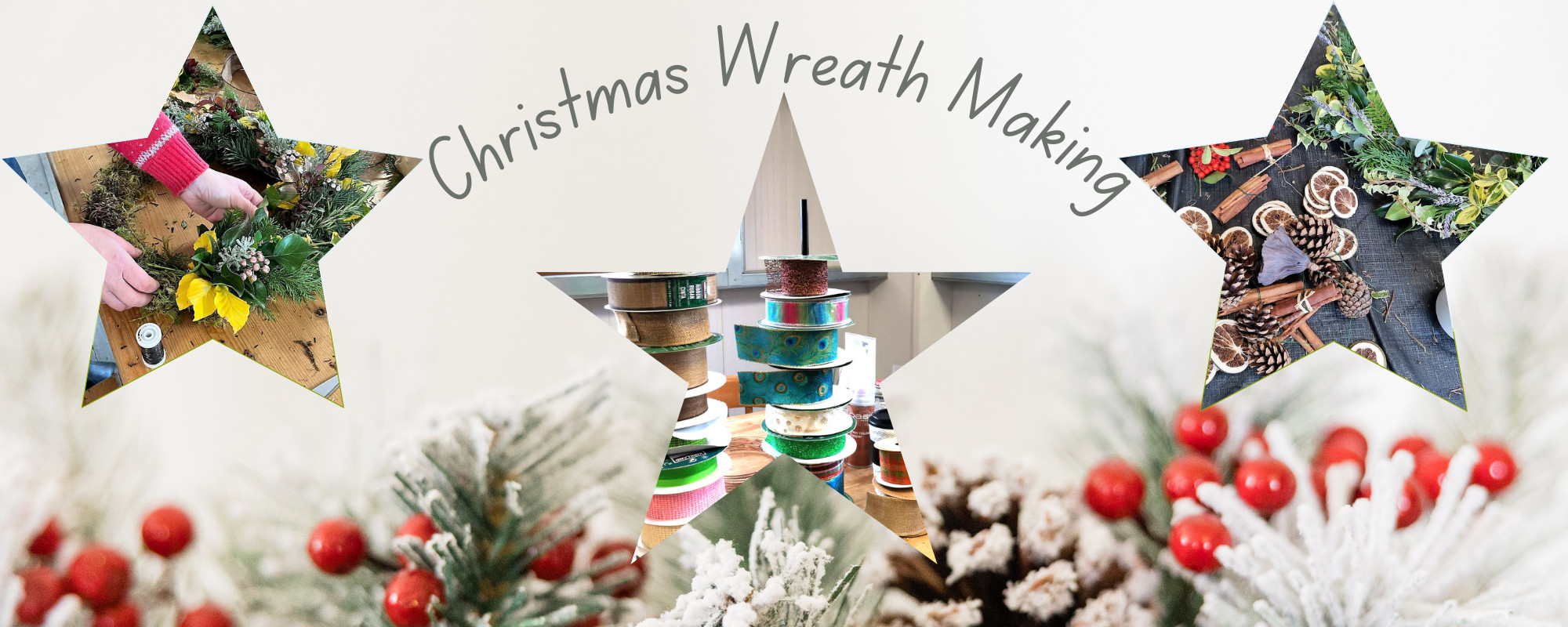 Christmas Wreath Making banner