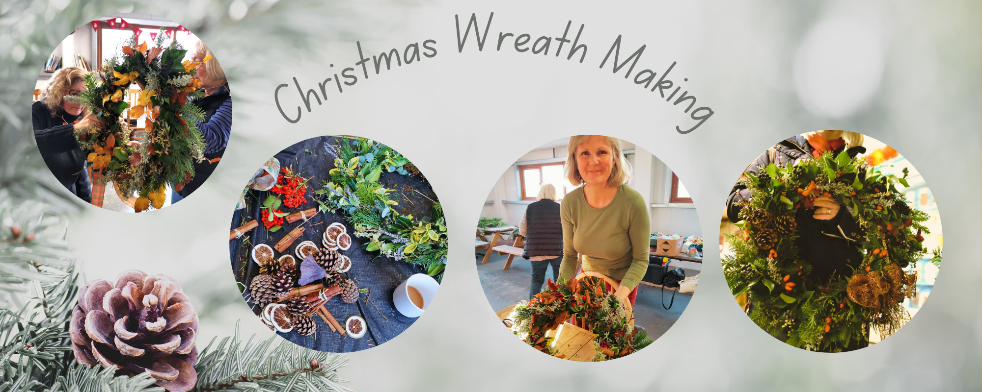 Christmas Wreath Making banner